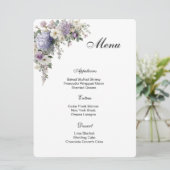 Floral Menu Card メニュー (スタンド正面)
