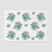 Floral Mermaid Decoupage For Shells 薄葉紙 (正面)