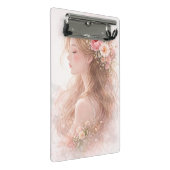 Floral Mini Clipboard | Aesthetic Woman ミニクリップボード (アングル)
