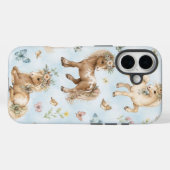 Floral Miniature Pony Phone Case Case-Mate iPhoneケース (裏面 (横))