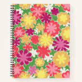 Floral Mix ノートブック (正面)
