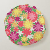 Floral Mix ラウンドクッション (裏面)