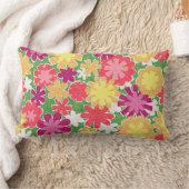 Floral Mix ランバークッション (ブランケット)