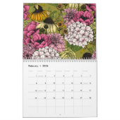 Floral mix Calendar カレンダー (2月 2026)
