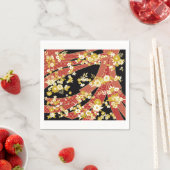 Floral Mix Kimono Pattern スタンダードカクテルナプキン (インサイチュ)