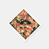 Floral Mix Kimono Pattern スタンダードカクテルナプキン (角)