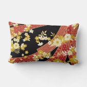 Floral Mix Kimono Pattern ランバークッション (裏面)