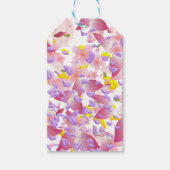 Floral, mixed petals prinf Small Gift Bag ギフトタグ (正面)