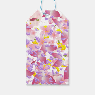 Floral, mixed petals prinf Small Gift Bag ギフトタグ