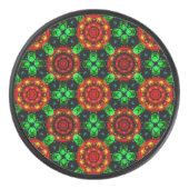 Floral Modern Boho Elegant Abstract Pattern #504 アイスホッケーパック (正面)