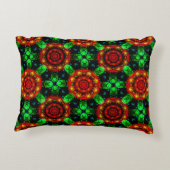 Floral Modern Boho Elegant Abstract Pattern #504 アクセントクッション (裏面)