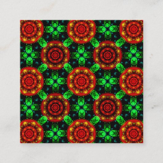 Floral Modern Boho Elegant Abstract Pattern #504 エンクロージャーカード (正面)