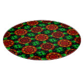 Floral Modern Boho Elegant Abstract Pattern #504 カッティングボード (角)