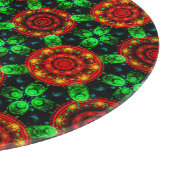 Floral Modern Boho Elegant Abstract Pattern #504 カッティングボード (角)