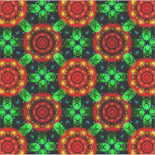 Floral Modern Boho Elegant Abstract Pattern #504 シール (正面)