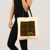 Floral Modern Boho Elegant Abstract Pattern #504 トートバッグ (正面(商品))