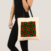 Floral Modern Boho Elegant Abstract Pattern #504 トートバッグ (正面(商品))