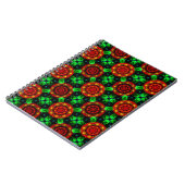 Floral Modern Boho Elegant Abstract Pattern #504 ノートブック (左側)