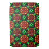 Floral Modern Boho Elegant Abstract Pattern #504 バスマット (正面縦)
