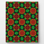 Floral Modern Boho Elegant Abstract Pattern #504 フォトプラーク (正面)