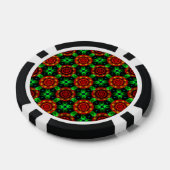 Floral Modern Boho Elegant Abstract Pattern #504 ポーカーチップ (シングル)