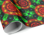 Floral Modern Boho Elegant Abstract Pattern #504 ラッピングペーパー (ロールコーナー)