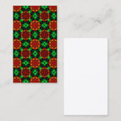 Floral Modern Boho Elegant Abstract Pattern #504 名刺 (正面/裏面)