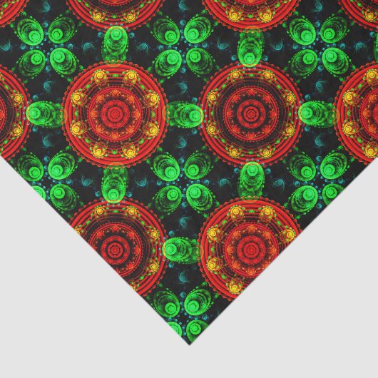 Floral Modern Boho Elegant Abstract Pattern #504 薄葉紙 (詳細)