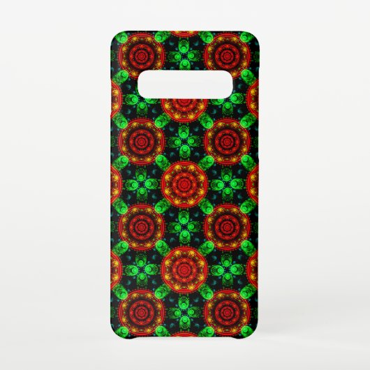 Floral Modern Boho Elegant Abstract Pattern #504 Samsung Galaxyケース (裏面)
