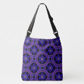 Floral Modern Boho Elegant Abstract Pattern #505 クロスボディバッグ (正面)