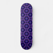 Floral Modern Boho Elegant Abstract Pattern #505 スケートボード (正面)