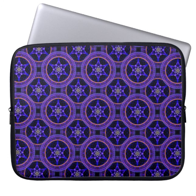 Floral Modern Boho Elegant Abstract Pattern #505 ラップトップスリーブ (正面)
