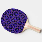 Floral Modern Boho Elegant Abstract Pattern #505 卓球ラケット (横)