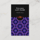 Floral Modern Boho Elegant Abstract Pattern #505 名刺 (正面)