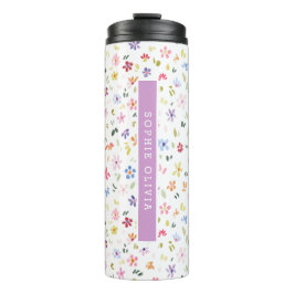 Floral Modern Wildflowers Girly Elegant Stylish タンブラー