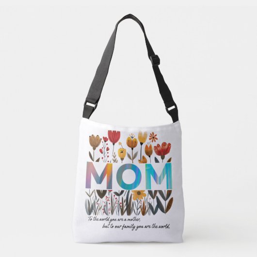 Floral MOM Bag クロスボディバッグ (正面)