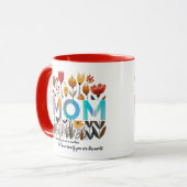 Floral MOM mug マグカップ (正面左)
