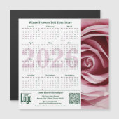 Floral Moments Promotion Magnetic 2026 Calendar (正面/裏面)