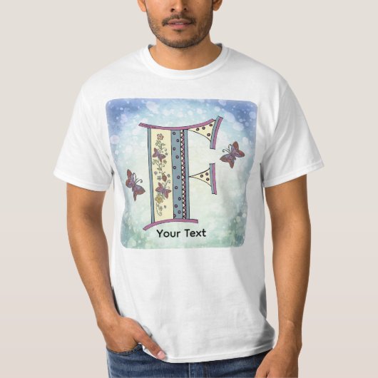 floral Monogram F t-shirt Tシャツ (正面)