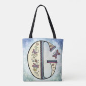 floral Monogram G トートバッグ (裏面)