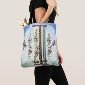 floral Monogram I トートバッグ (クローズアップ)