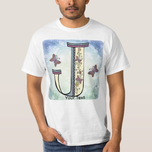 floral Monogram J t-shirt Tシャツ (正面)