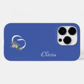 Floral Monogram Letter O Retirement Gift Case-Mate iPhoneケース (裏面 (横))