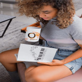 Floral Monogram Mug –Elegant Letter O -olive name マグカップ