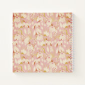 Floral Monogram Notebook Journal ノートブック (裏面)