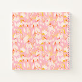 Floral Monogram Notebook Journal ノートブック (裏面)