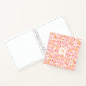 Floral Monogram Notebook Journal ノートブック (内部)