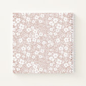 Floral Monogram Notebook Journal ノートブック (裏面)