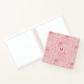 Floral Monogram Notebook Journal ノートブック (内部)