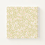 Floral Monogram Notebook Journal ノートブック (裏面)